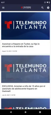 Telemundo Atlanta android App screenshot 1